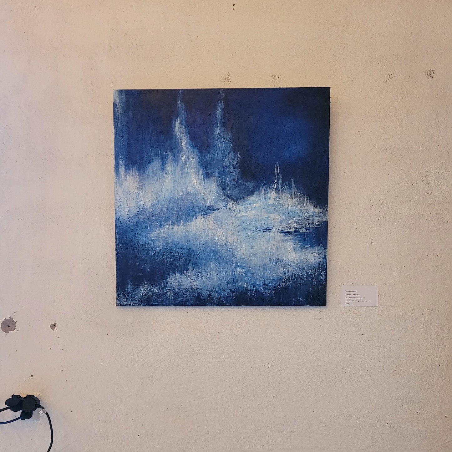 Frostholt – Ice Grove | Abstract Acrylic Landscape Painting