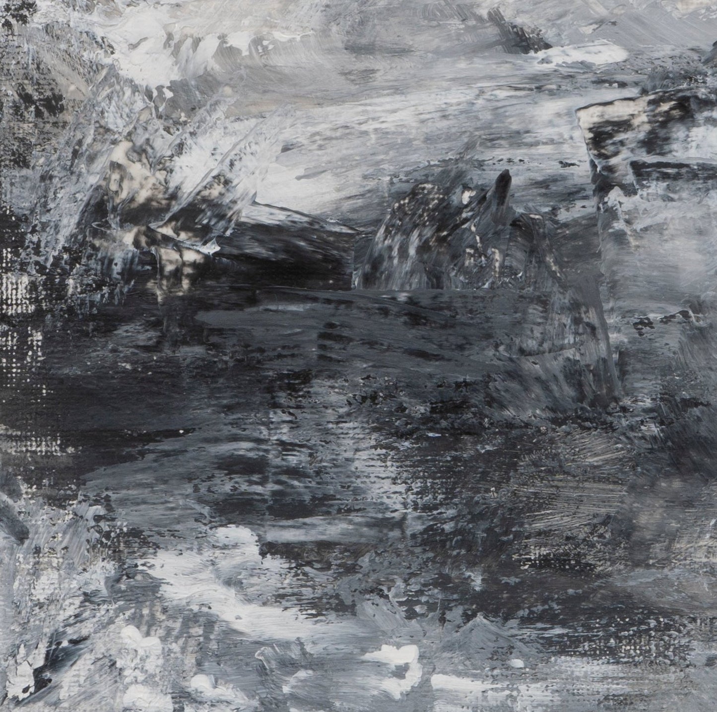 The Mountain | Abstract Acrylic Landscape Painting