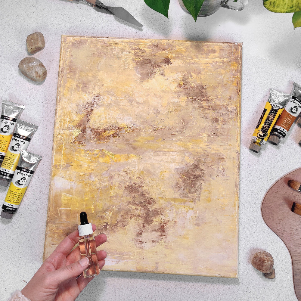Arriving | Abstract Acrylic Landscape Painting