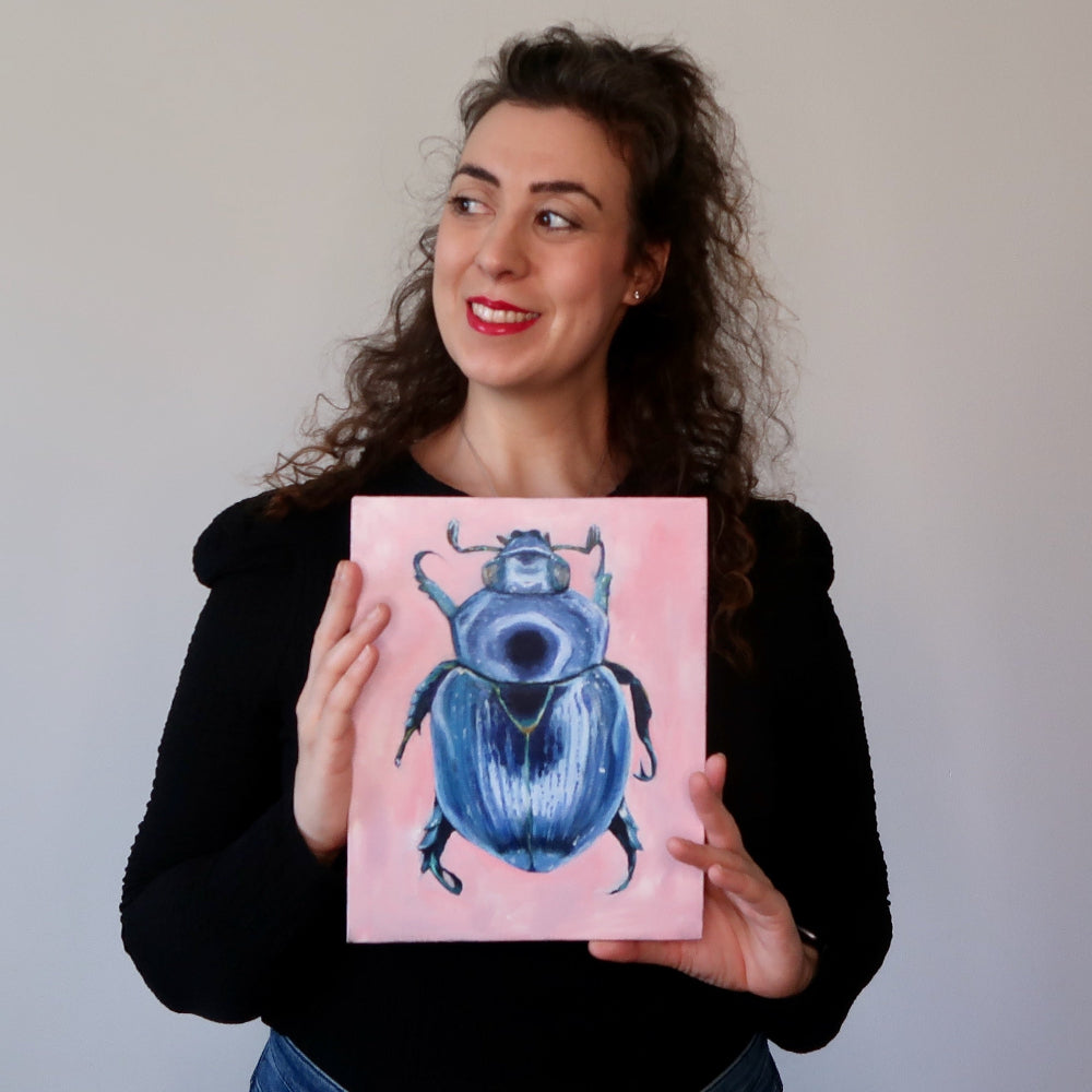 Summer Beetle | Oil on board