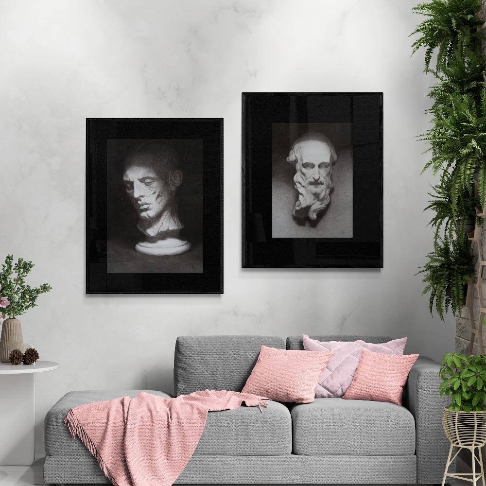 St. Gerome | Realist Charcoal Drawing