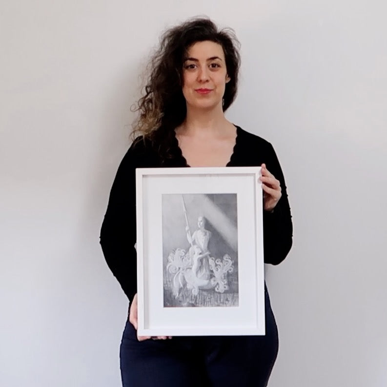 The Little Mermaid | Realist Pencil Drawing