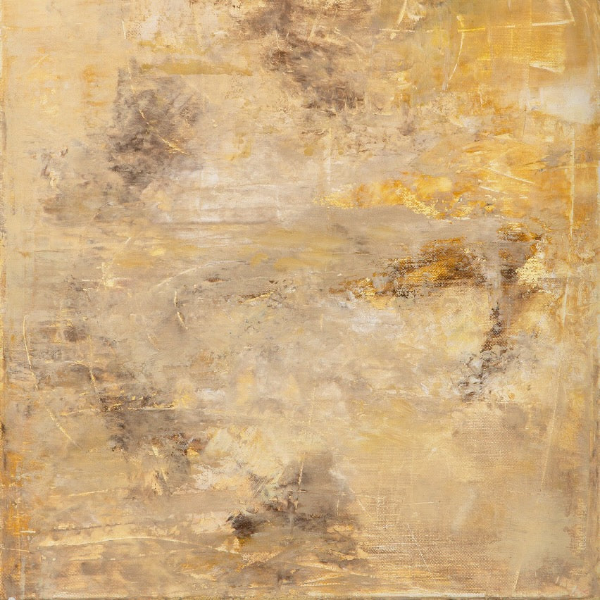Arriving | Abstract Acrylic Landscape Painting