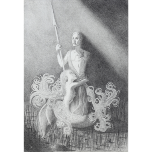 The Little Mermaid | Realist Pencil Drawing