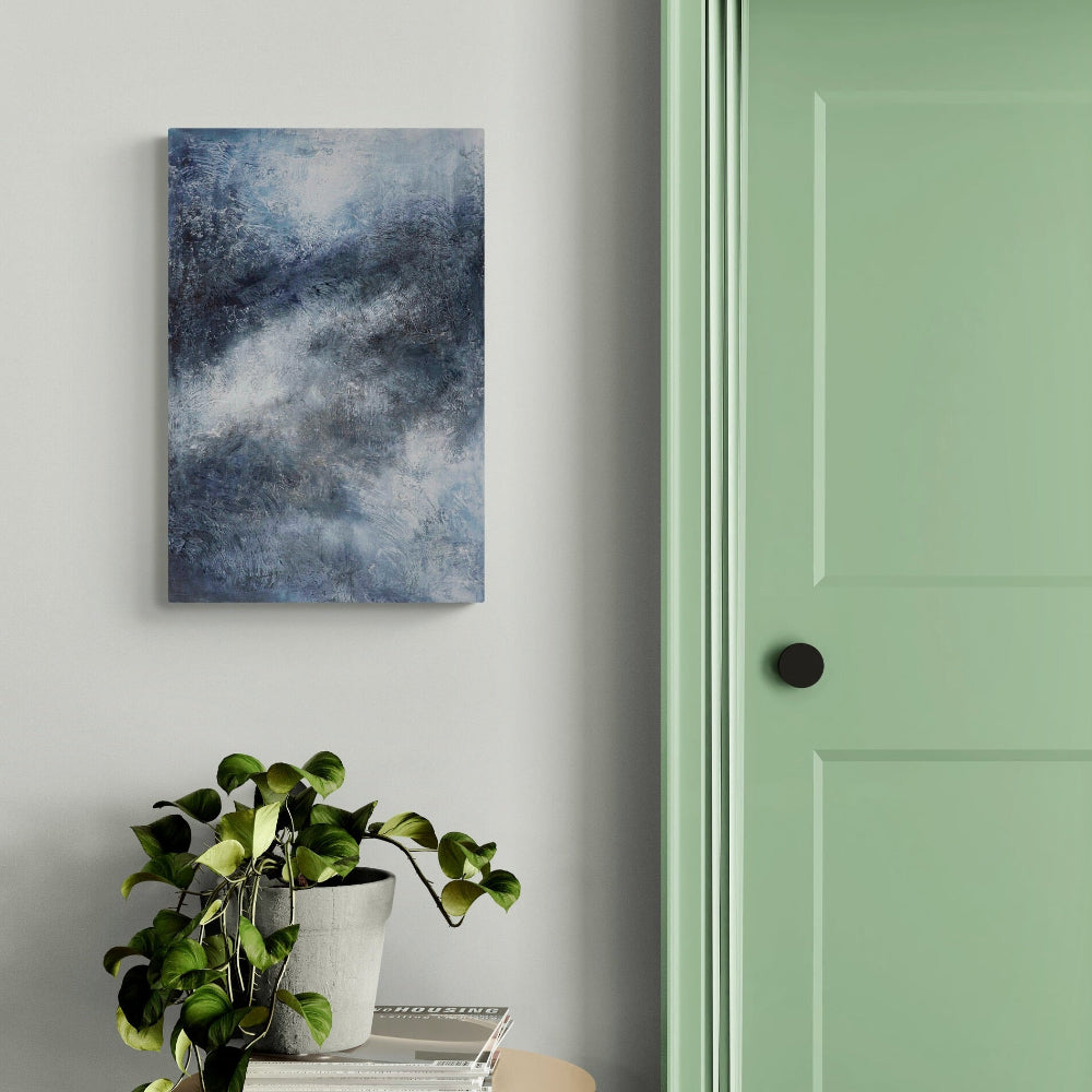 Ymir & The Blue Mountains | Abstract Acrylic Landscape Painting
