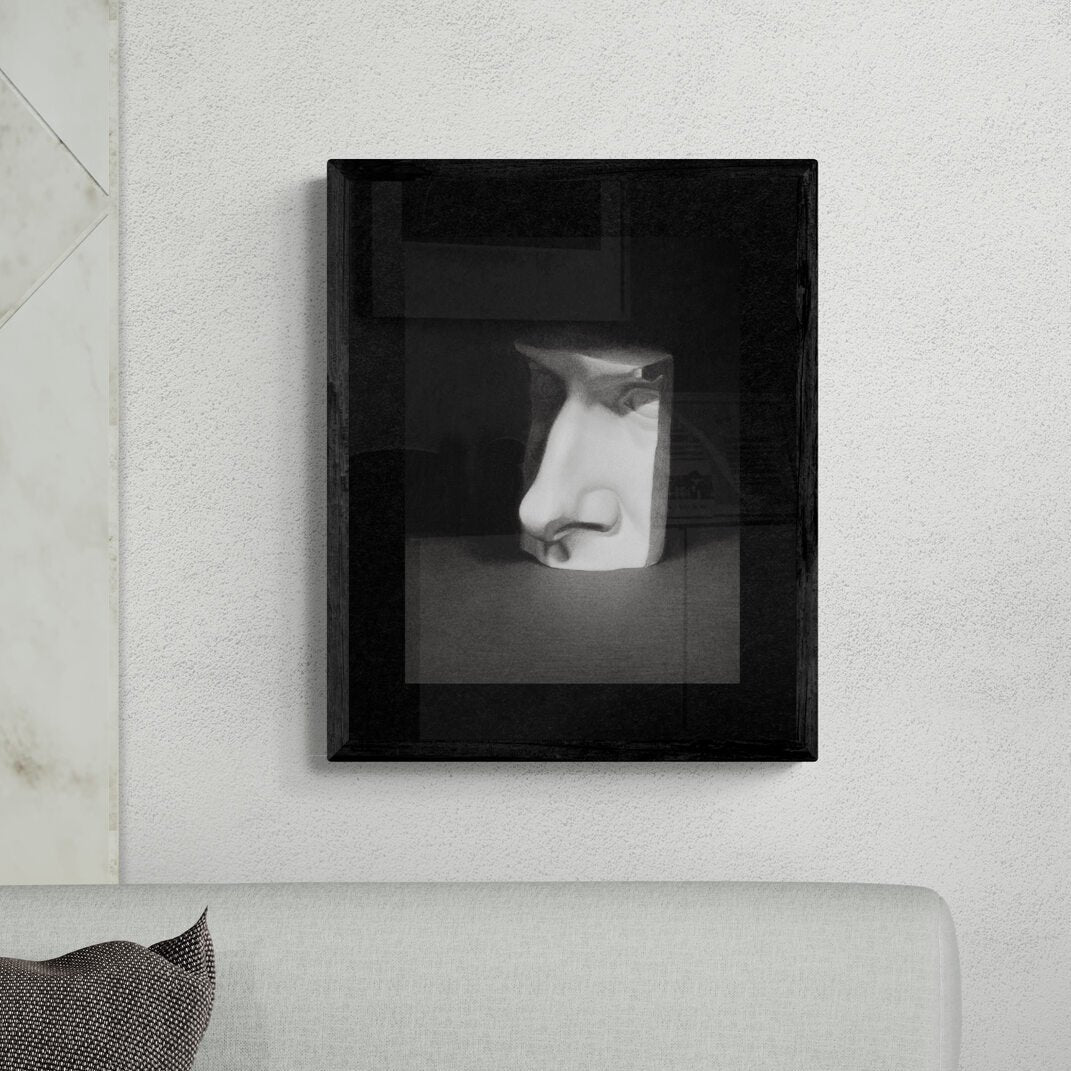 Nose Cast | Realist Charcoal Drawing