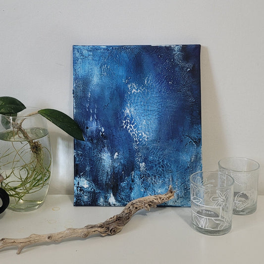 Ísheimr | Abstract Acrylic Landscape Painting