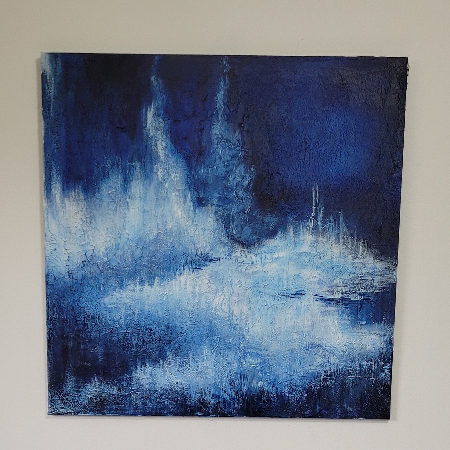 Frostholt – Ice Grove | Abstract Acrylic Landscape Painting