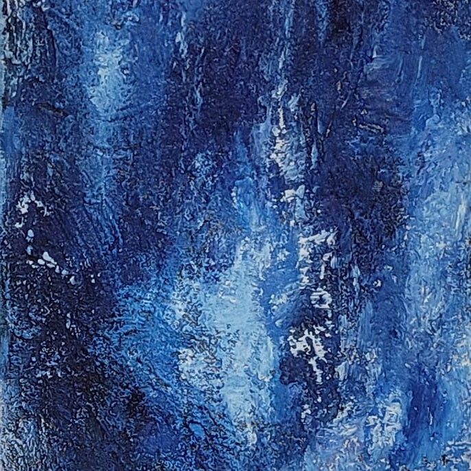 Vetrhaf - Winter Sea | Abstract Acrylic Landscape Painting