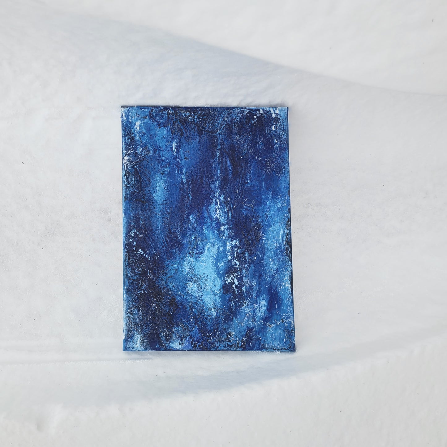 Vetrhaf - Winter Sea | Abstract Acrylic Landscape Painting