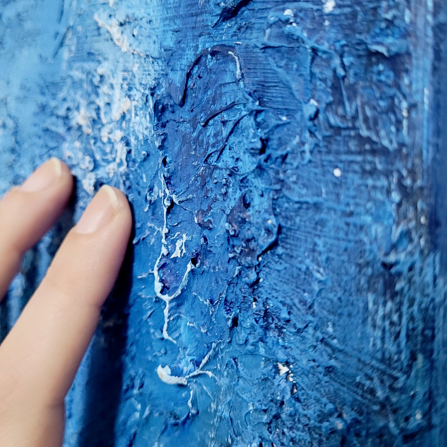 Ismere – Lake of ice | Abstract Acrylic Landscape Painting