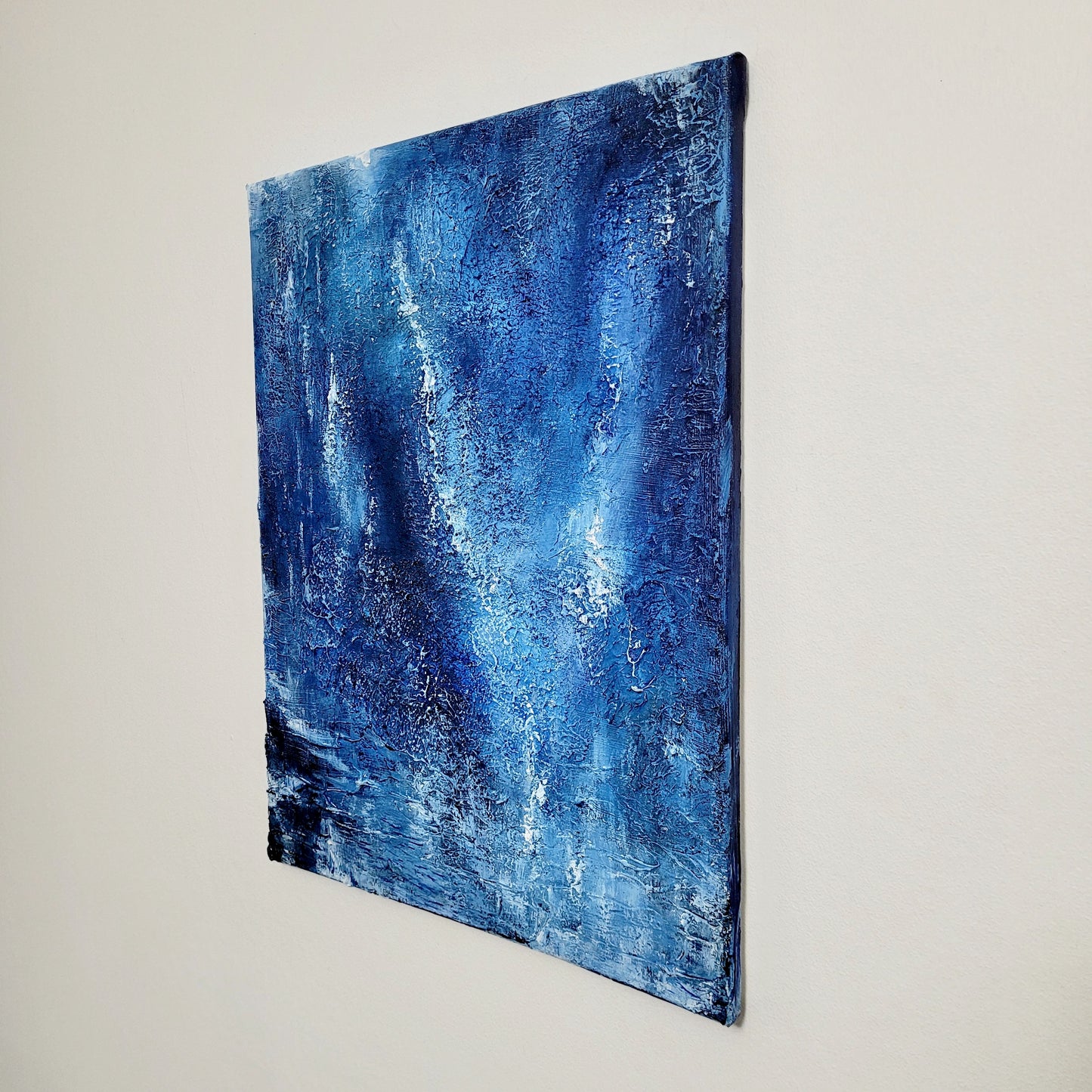 Ismere – Lake of ice | Abstract Acrylic Landscape Painting