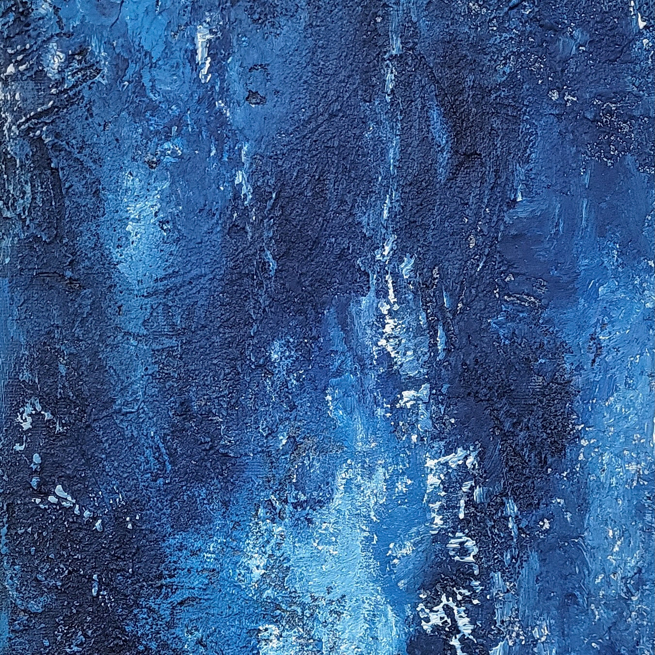 Vetrhaf - Winter Sea | Abstract Acrylic Landscape Painting