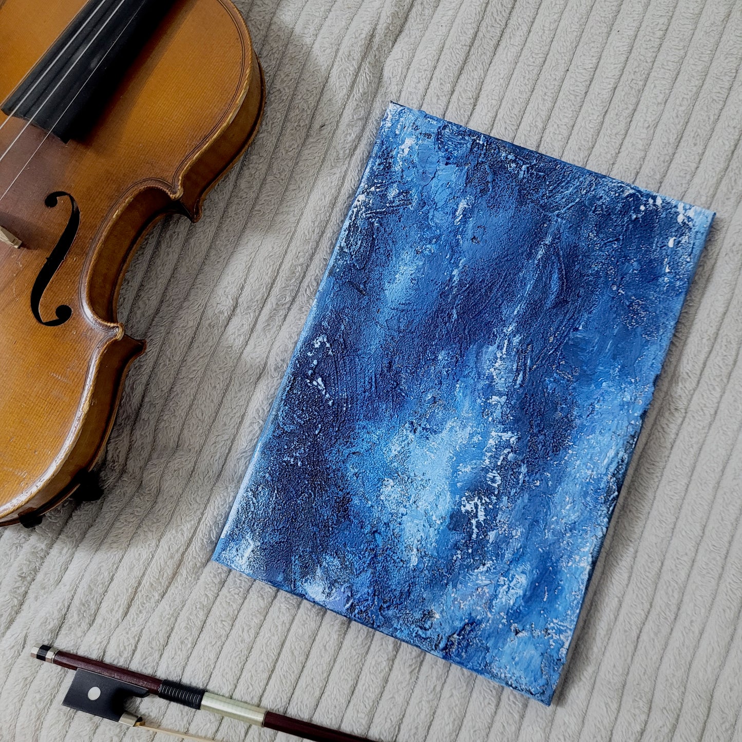 Vetrhaf - Winter Sea | Abstract Acrylic Landscape Painting