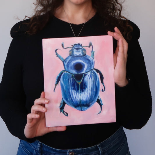 Summer Beetle | Oil on board