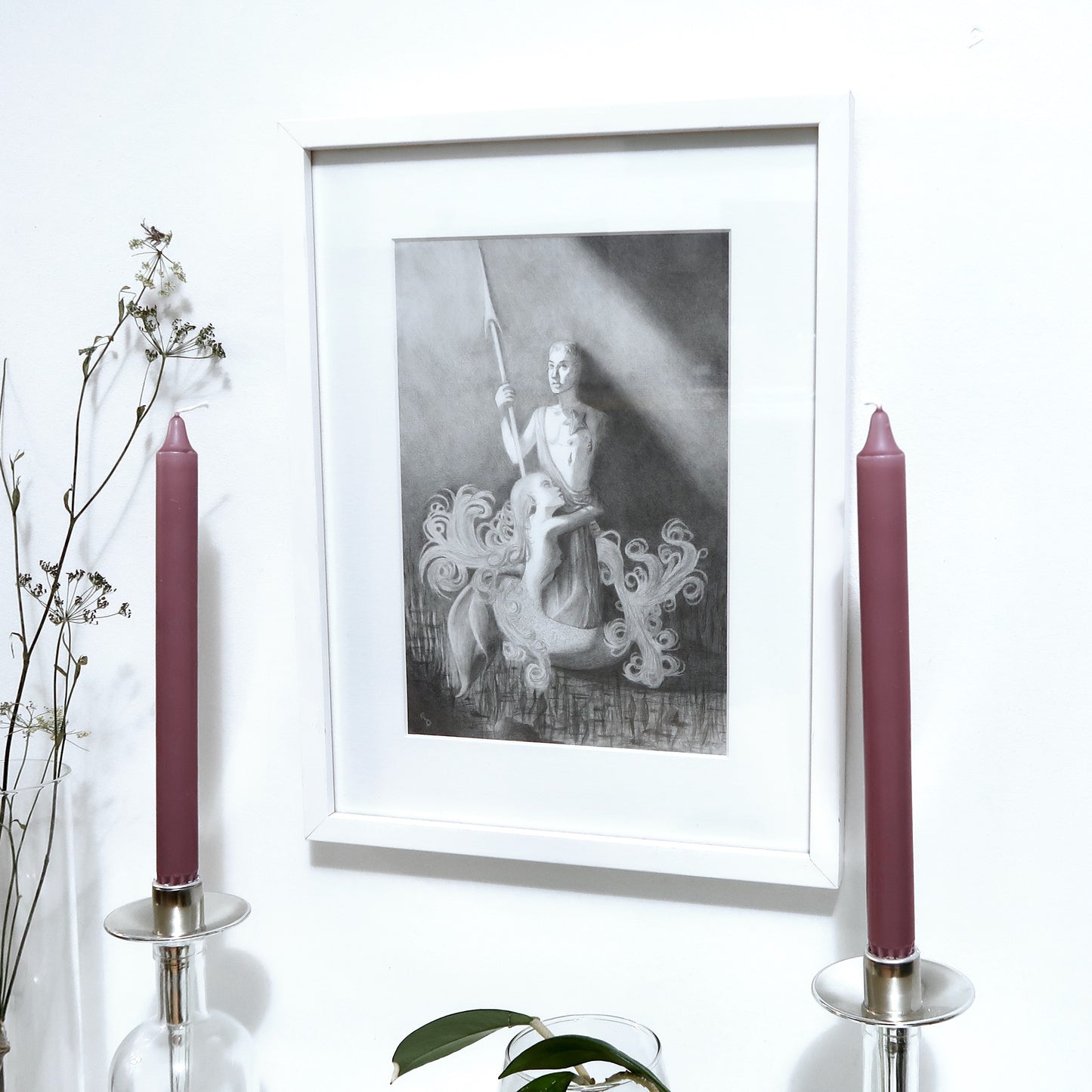 The Little Mermaid | Realist Pencil Drawing