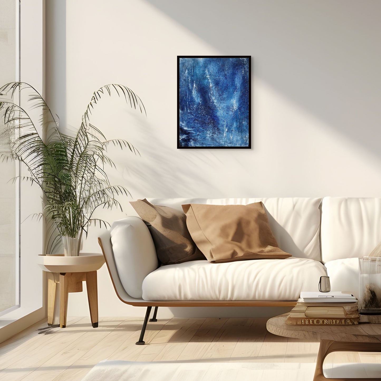 Ismere – Lake of ice | Abstract Acrylic Landscape Painting
