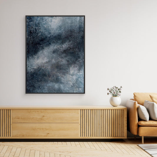 Ymir & the blue mountains | Canvas Print