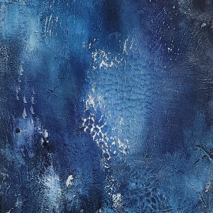 Ísheimr | Abstract Acrylic Landscape Painting