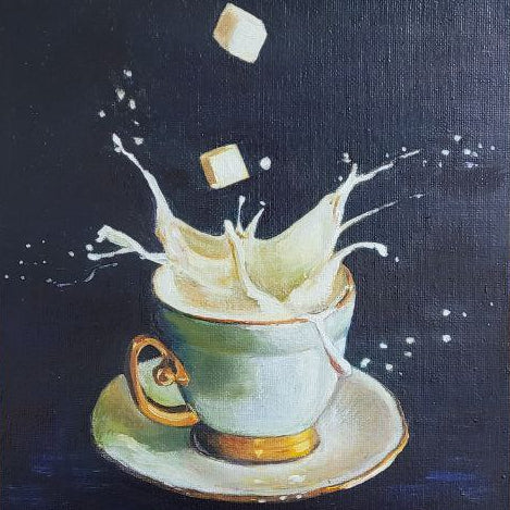 Teacup | Oil on board