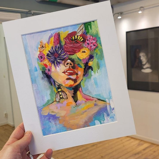 Summer Siren | Acrylic & Mixed Media