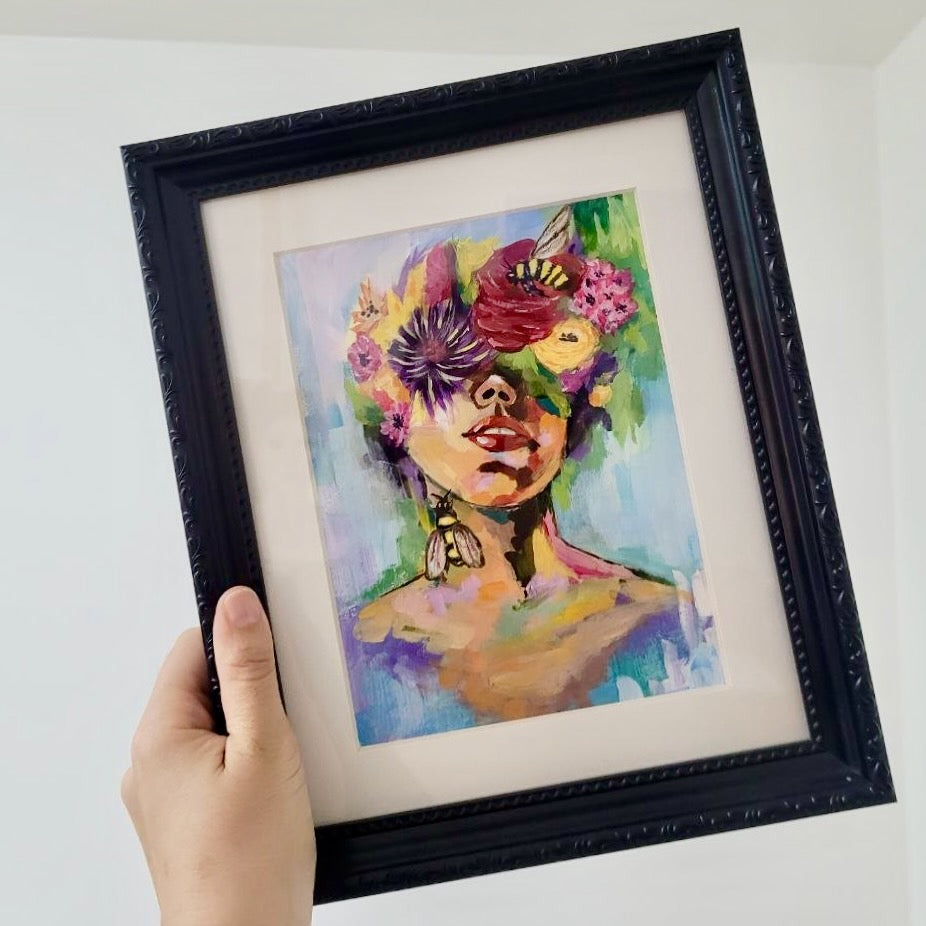 Summer Siren | Acrylic & Mixed Media