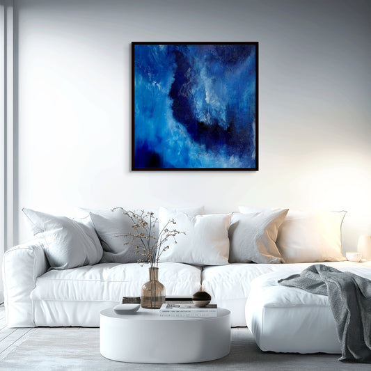 Seikō - Quiet Light | Abstract Acrylic Landscape Painting